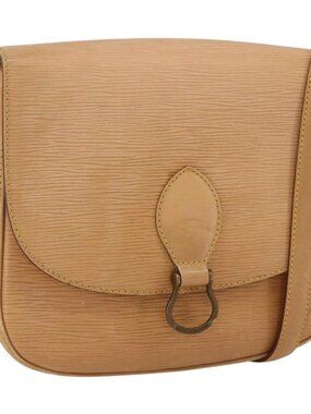 LOUIS VUITTON Epi Saint Cloud GM Shoulder Bag Beige M52196 LV Auth hk3269